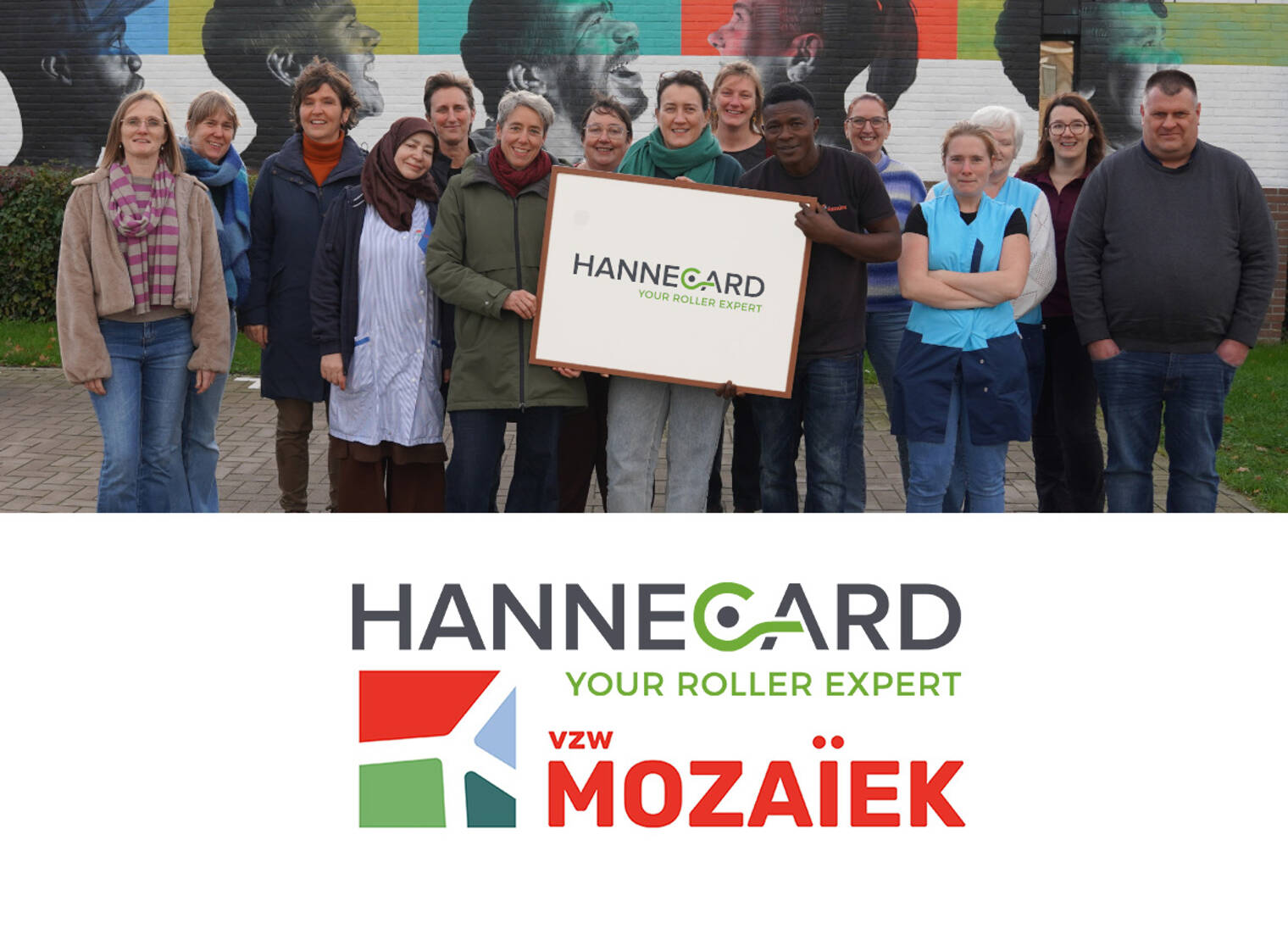 Hannecard wspiera Mozaïek vzw podczas 50 rocznicy istnienia 